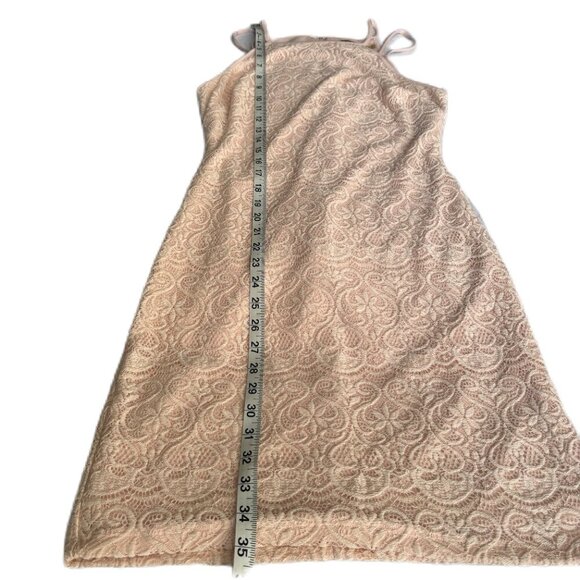 Guess Pink Lace Halter Neck‎ Bodycon Mini Dress Womens 4 - Picture 6 of 7